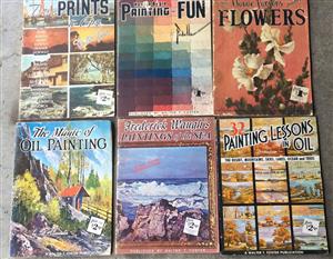 Collectors Painting reference books - 6 books 