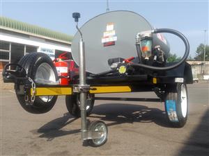 500L MILD STEEL TANK SUITABLE FOR DIESEL AND PARAFFIN NON BEAKED SINGLE AXLE