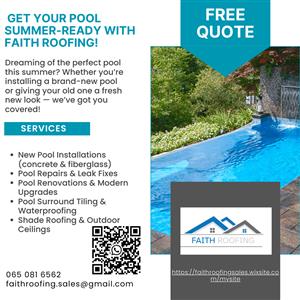 Faith Roofing Pool Renovations 