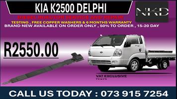 Kia K2500 Delphi Diesel Fuel Injectors 