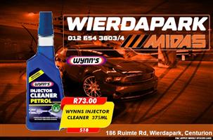 Get Injector Cleaner 375ml Limited Time Offer.  