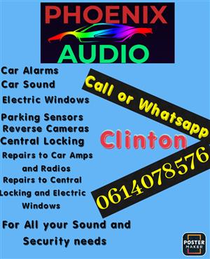Car sound and security  supplied and fitted, repairs to audio equipment 