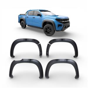 Black wheel Arches with Smooth Design for VW Amarok 2023 (PDC Models)