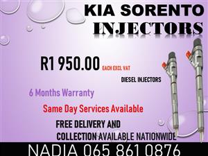 KIA SORENTO DIESEL INJECTORS FOR SALE 