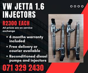 VW JETTA 1.6 INJECTORS FOR SALE WITH WARRANTY 