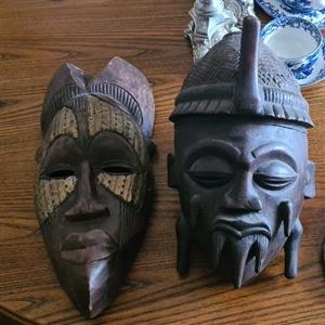 3 African Masks 