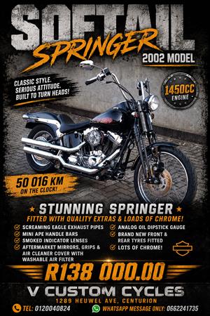 Well Looked After Harley Davidson Springer!