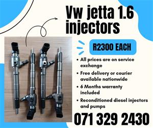 VW JETTA 1.6 INJECTORS FOR SALE WITH WARRANTY 