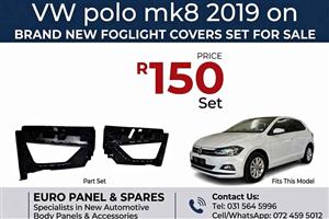 VW Polo TSI MK8 19/2021 Brand New Foglight Covers Set for sale 