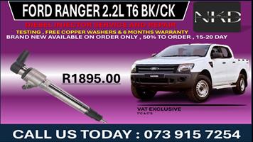 Ford Ranger 2.2L  Diesel Fuel Injectors 