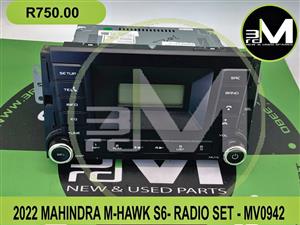RADIO SET- MAHINDRA M-HAWK S6