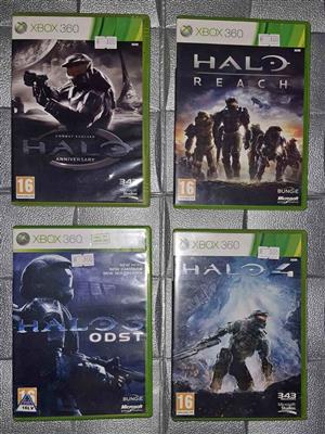 Halo Xbox 360 Games Used
