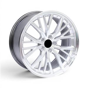 17″ M8955 5/100 Silver Machine Lip Alloy Wheels