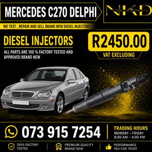 Mercedes_C270_Delphi_Injectors_On_Repair 