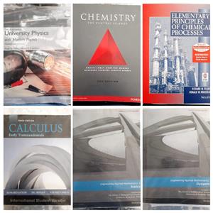 First year Chemical Engineering textbooks 
