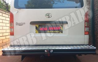 Toyota Quantum Double Tube and Step Towbars