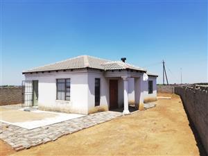 3 Plots on 1 stand with a Spacious 2 Bedroom house available in Evaton North