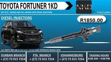 Toyota Fortuner 1KD Diesel Injectors 