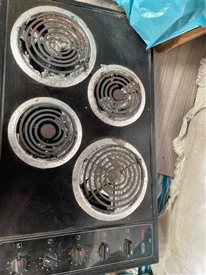 Defy Gemini 4 plate spiral electric hob