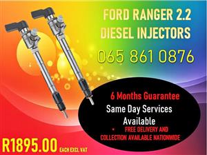 FORD RANGER 2.2 DIESEL INJECTORS FOR SALE OR RECON WITH REPORTS