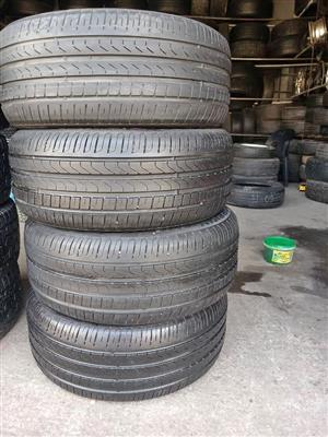 4 X 255/45/19 Pirelli Scorpion tyres with sufficient thread 