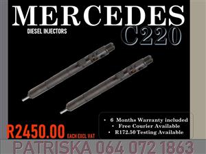 MERCEDES C220 DIESEL INJECTORS FOR SALE ON SAME DAY SERVICES
