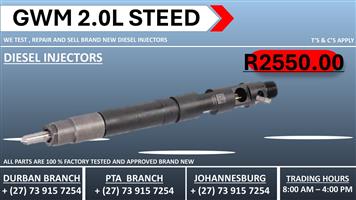 GWM 2.0L STEED 5 Diesel Injectors 
