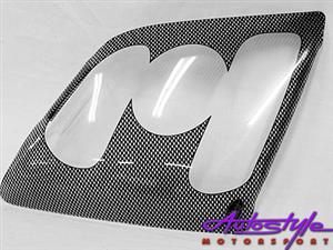 Isuzu 08 + Carbon Look Headlight Guard