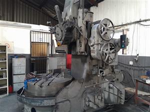 Webster & Bennett 48" vertical boring mill for sale