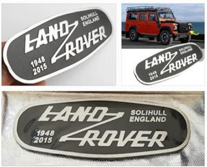 Land Rover Defender Heritage badge