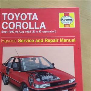 Toyota Corolla Service Manual