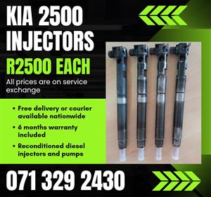 KIA 2500 INJECTORS FOR SALE WITH WARRANTY INCLUDED 