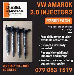 VW AMAROK 2.0 INJECTORS FOR SALE WITH WARRANTY INCLUDED 