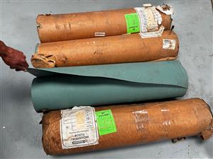 Flooring rubber mat 4 rolls.