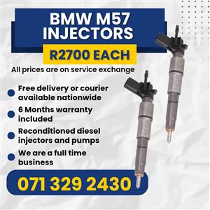 BMW M57 INJECTORS FOR SALE WITH WARRANTY INCLUDED 