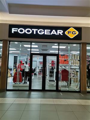 Footgear signs immediately available direct to the public!