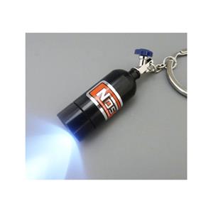 NOS Performance Novelty Keyring with LED Torch (Black)