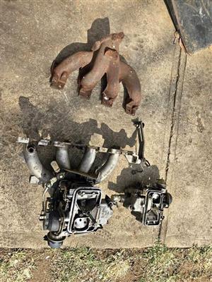 Opel Varajet II GM Strasbourg Carburetor with Manifolds
