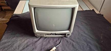 Black and white tv.