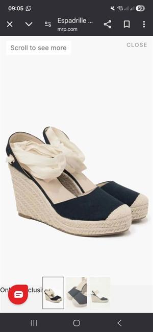 Brand New Mr Price Espadrille Wedges Size 8
