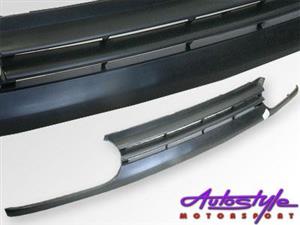 VW Golf 3 ABM Debadged Plastic 2-fin grille