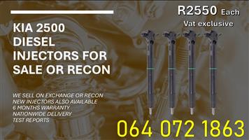 KIA 2500 - INJECTORS ON NEW AND RECON 