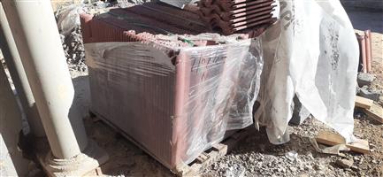 Double Roman Roofing tiles (Red) for sale