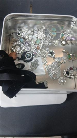 Costume jewellery pendants