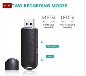 USB Voice Activated Recorder