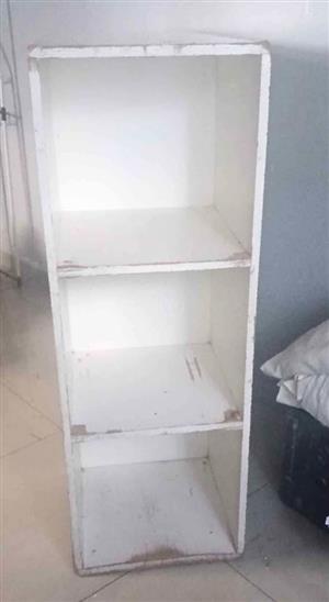 3 in one White bookcase or cabinet