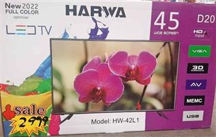 45" HD LED TV, NEW WITH WARRANTY AND FREE DELIVERY