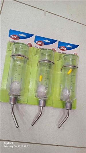 Rabbit water glass drinking bottles
