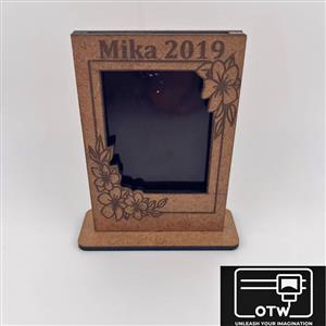 Personalised Instax Mini Flowers Photo Holder