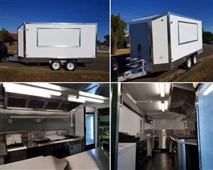 4m Double Axle Food Trailer For Sale